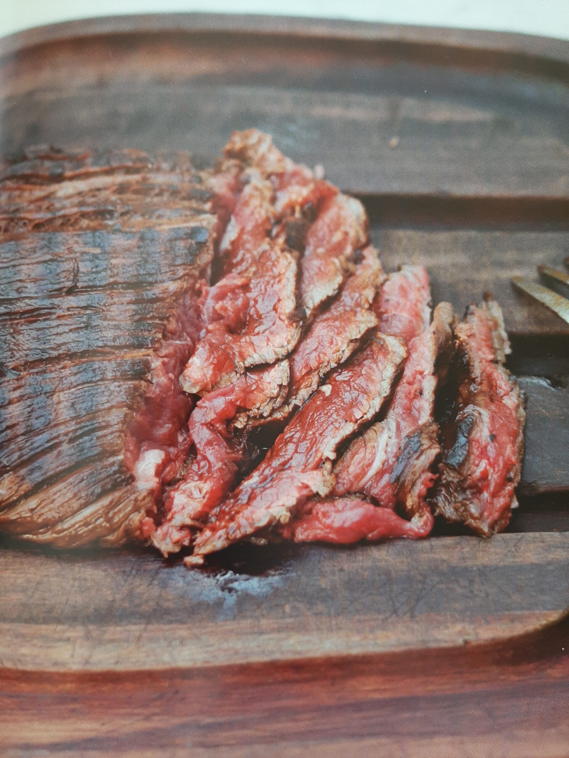 Bavette steak in Tamarinde gemarineerd